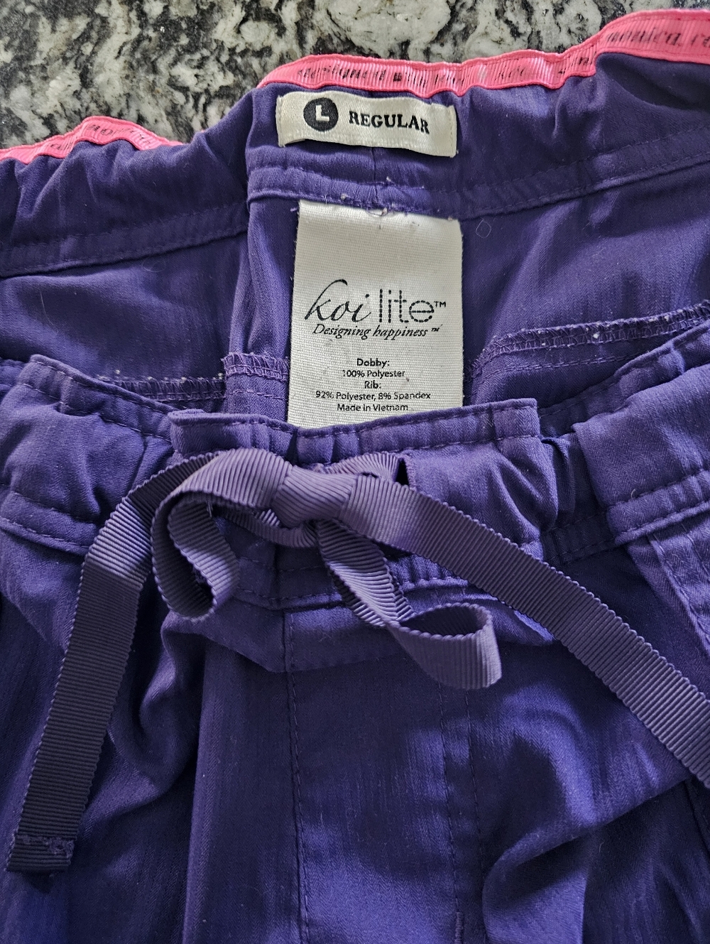 Koi Philosophy Scrub Set In Grape - Picture 10 of 10